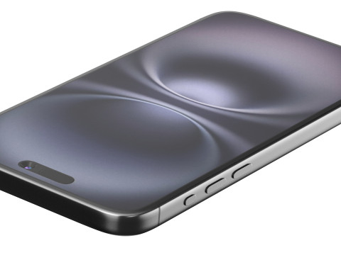 Apple iPhone 16 plus black 3D Модель