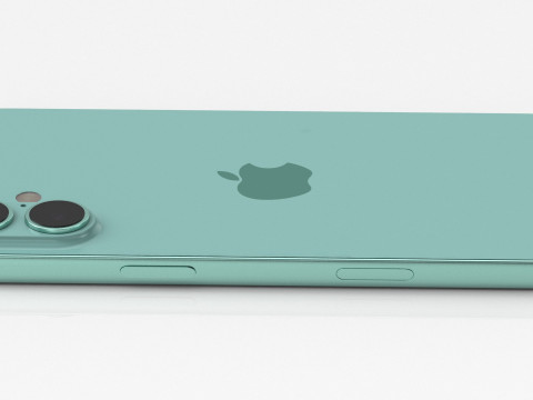 Apple iPhone 16 plus teal 3Dモデル