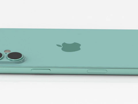 Apple iPhone 16 plus teal 3D Model