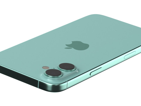 Apple iPhone 16 plus teal 3Dモデル