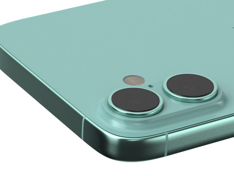 Apple iPhone 16 plus teal 3Dモデル
