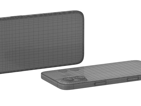 Apple iPhone 16 plus Ultramarine 3D Model
