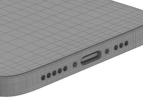 Apple iPhone 16 plus Ultramarine 3D Model