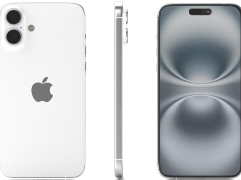 Apple iPhone 16 plus white 3D Model