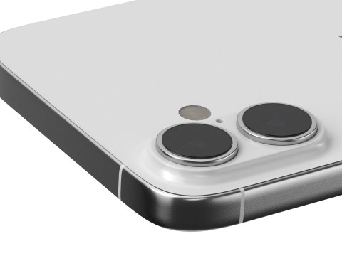 Apple iPhone 16 plus white 3D Model