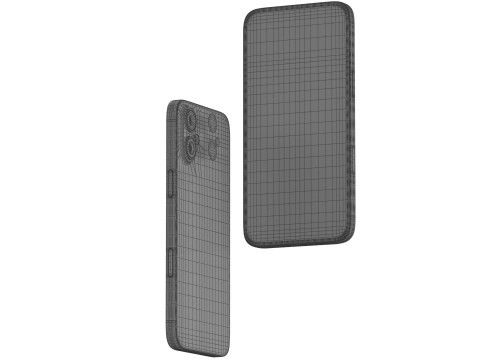 Apple iPhone 16 plus white 3D Model