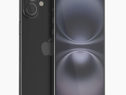 Apple iPhone 16 plus All colors 3D Model