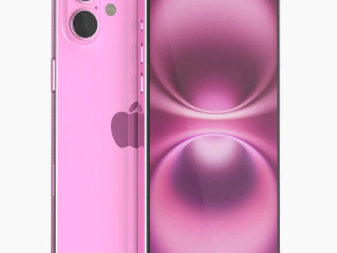 Apple iPhone 16 plus All colors 3D Model