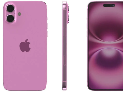 Apple iPhone 16 plus All colors 3D Model