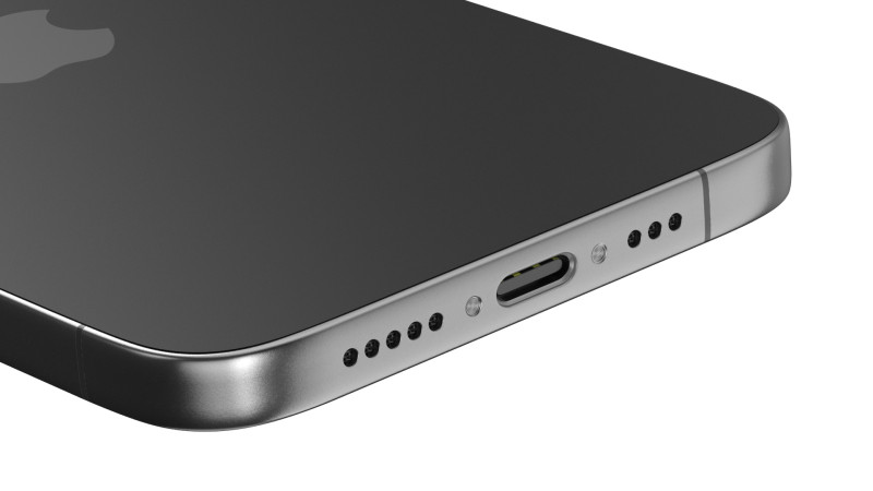 Apple iPhone 16 black Modèle 3D .c4d .max .obj .3ds .fbx .stl .blend