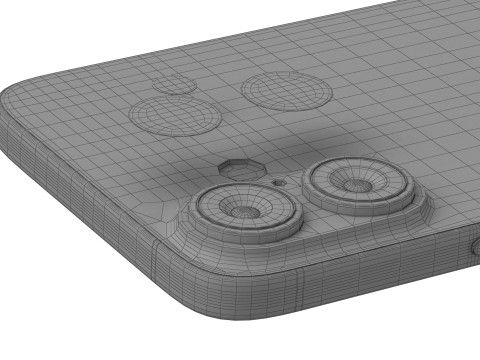 Apple iPhone 16 black Modèle 3D
