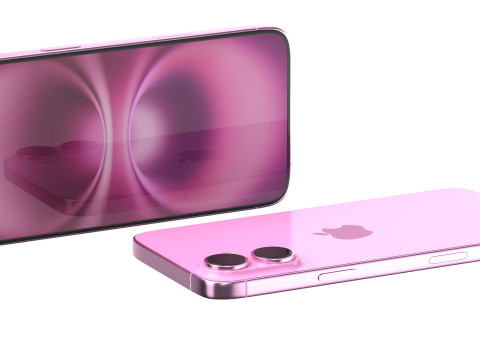 Apple iPhone 16 pink 3D Model
