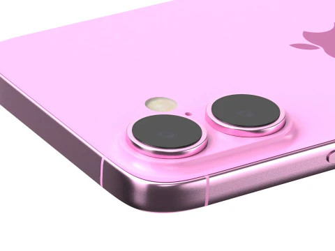 Apple iPhone 16 pink 3D Model