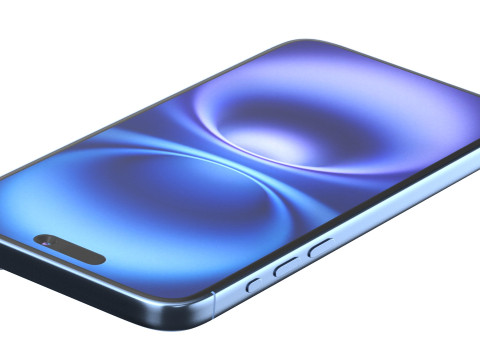 Apple iPhone 16 ultramarine 3D Model