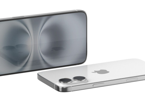 Apple iPhone 16 white 3D 模型
