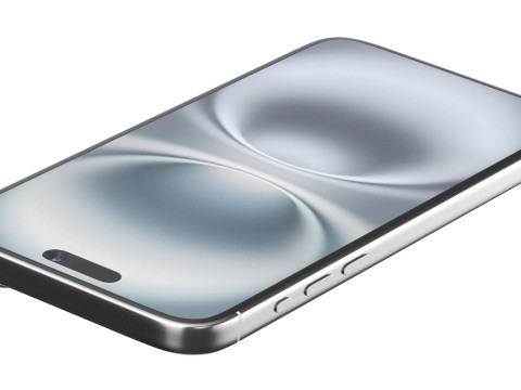 Apple iPhone 16 white 3D 模型