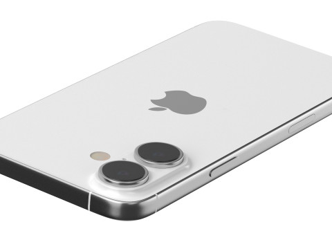Apple iPhone 16 white 3D 模型