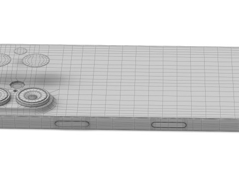 Apple iPhone 16 white 3D 模型