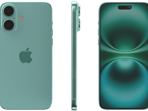 Apple iPhone 16 All colors 3D-Modell