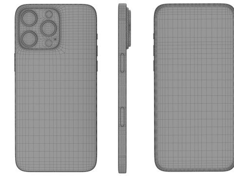 Apple iPhone 16 And Plus And Pro And Pro Max 3D Модель