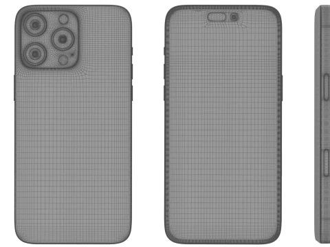 Apple iPhone 16 And Plus And Pro And Pro Max 3D Model