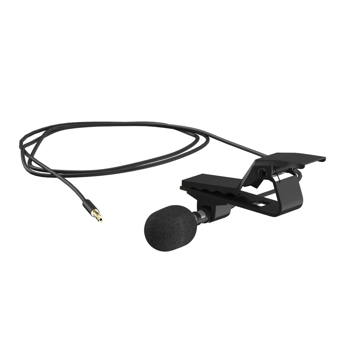 Wired lavalier microphone 3D Model .c4d .max .obj .3ds .fbx .stl .blend 