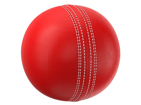 Leather Cricket Ball 3D 模型
