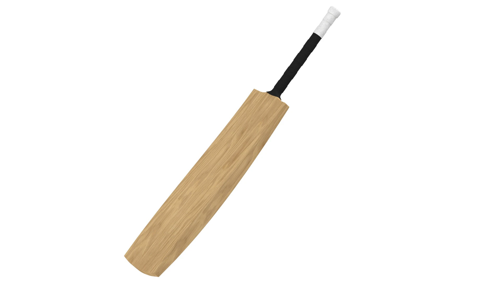 Cricket Bat 3D Model .c4d .max .obj .3ds .fbx .stl .blend 