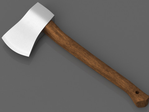 Wooden Axe PBR 3D-Modell