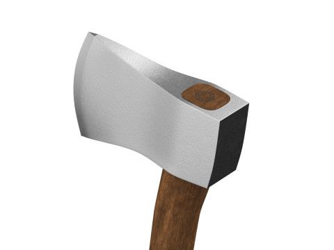 Wooden Axe PBR 3D-Modell
