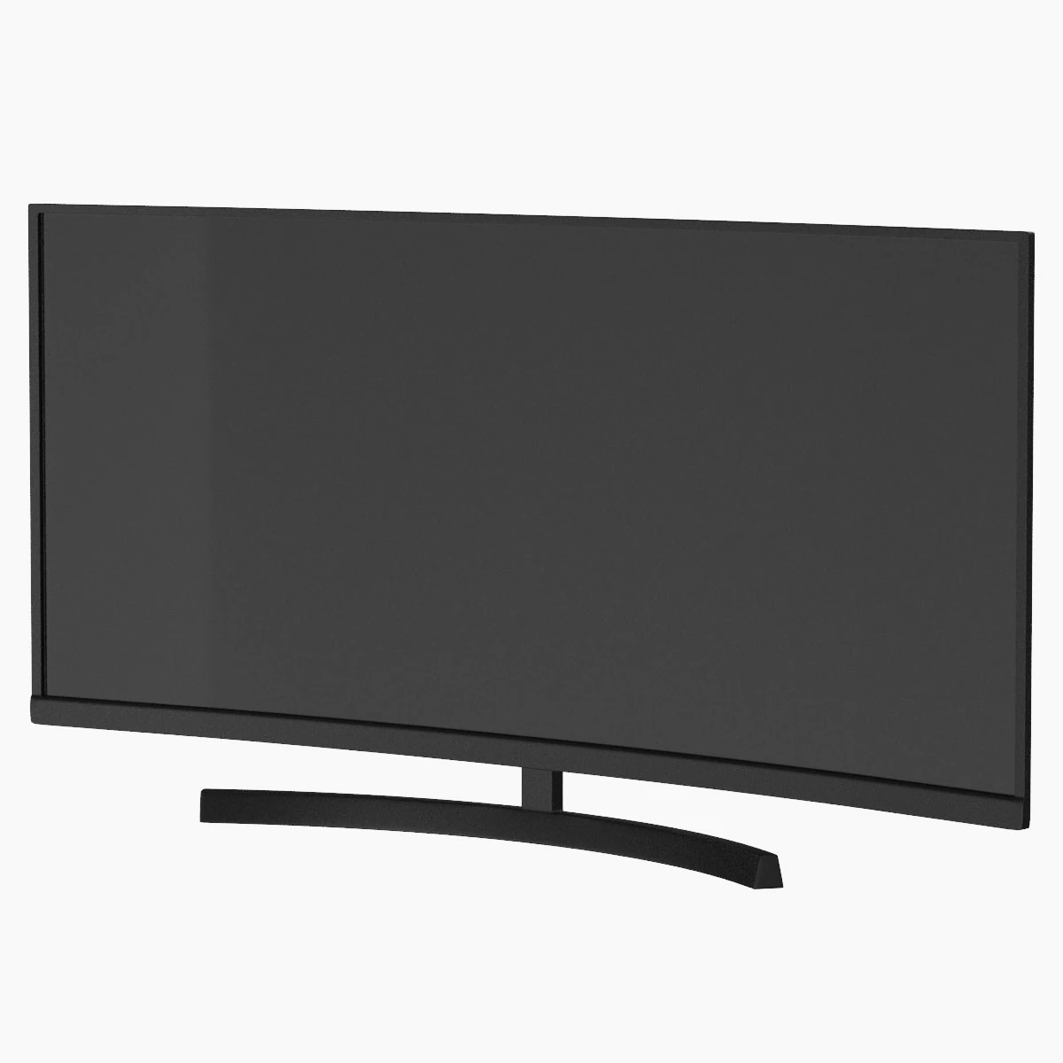 Smart TV curva Modelo 3D .c4d .max .obj .3ds .fbx .stl .blend 