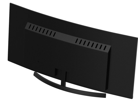Curved Smart TV 3D Model