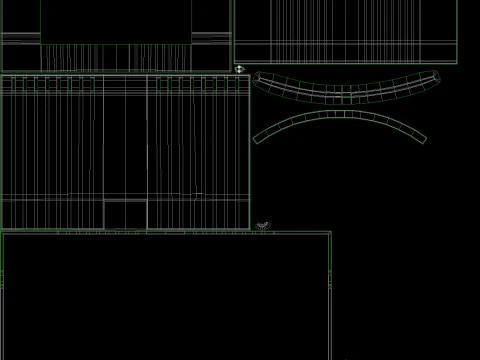 Smart TV curva Modelo 3D