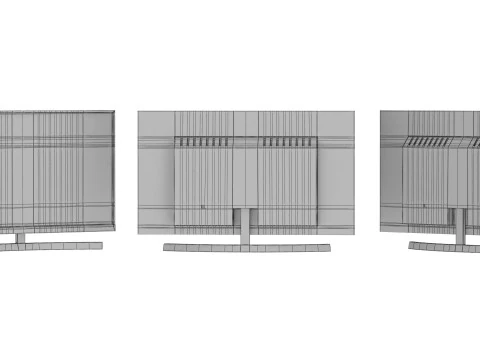 スマートテレビ 3Dモデル