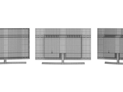 スマートテレビ 3Dモデル