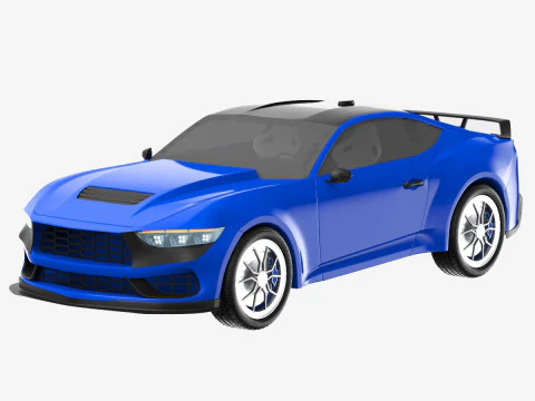 Coche deportivo gen&eacute;rico Modelo 3D