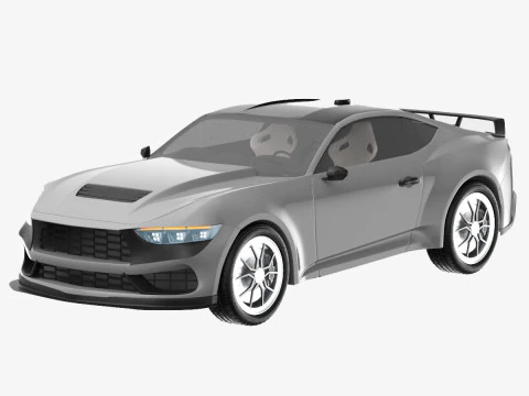 Coche deportivo gen&eacute;rico Modelo 3D