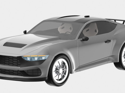 Generic Sport Car 3D 模型