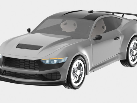 Generic Sport Car 3D 模型