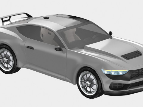 Generic Sport Car 3D 模型