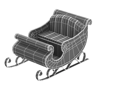 Sleigh v2 3D Model