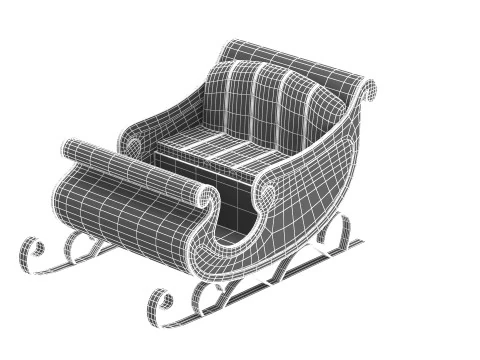 Sleigh v2 3D Model