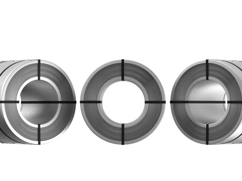 Steel Coil Reel 3D Model