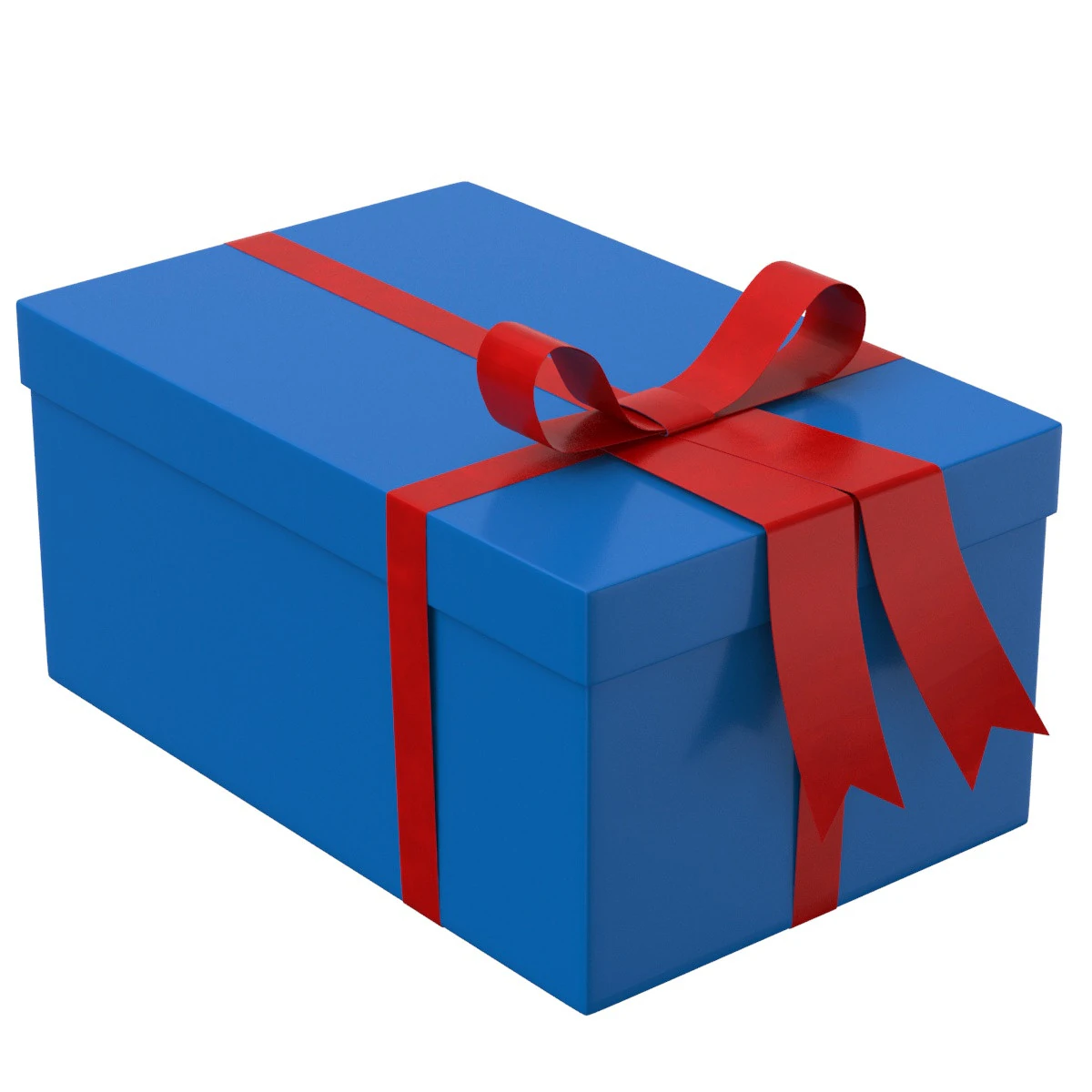 Gift box v1 3D Model .c4d .max .obj .3ds .fbx .stl .blend