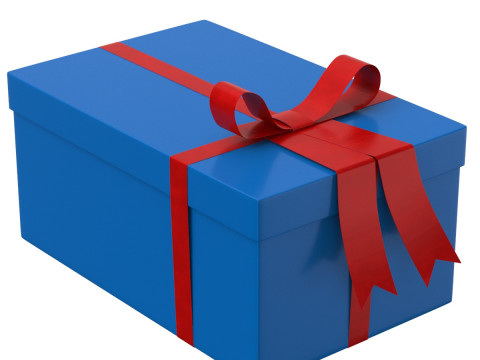 Gift box v1 3D Model