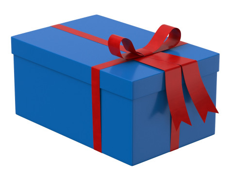 Gift box v1 Model 3D