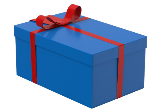 Gift box v1 Model 3D