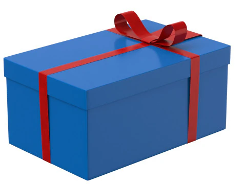 Gift box v1 3D Model