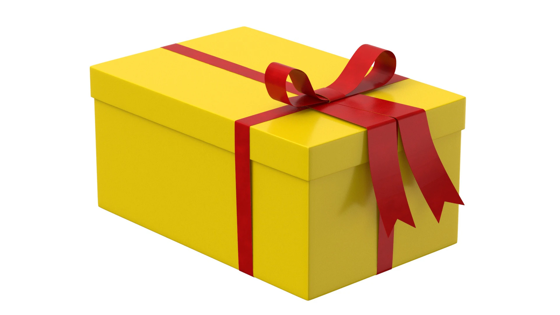 Gift box v2 3D Model .c4d .max .obj .3ds .fbx .stl .blend