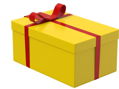 Gift box v2 3Dモデル